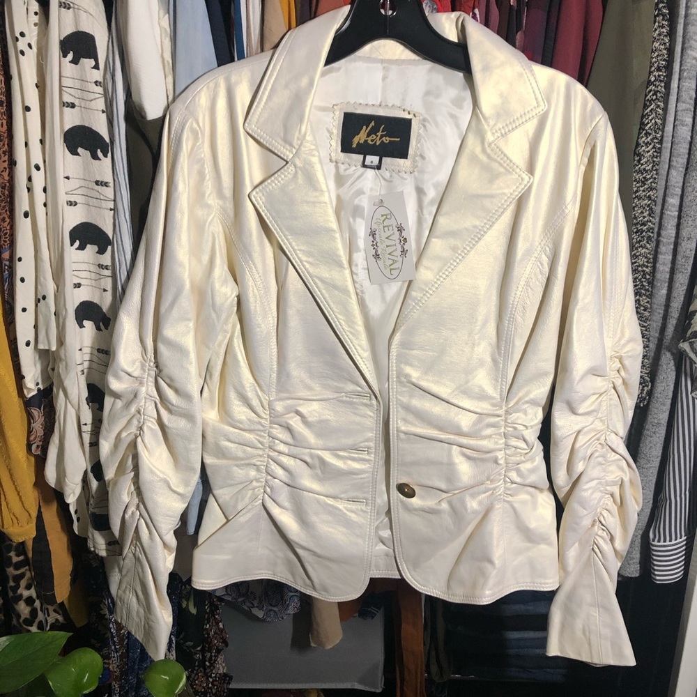 Neto leather jacket